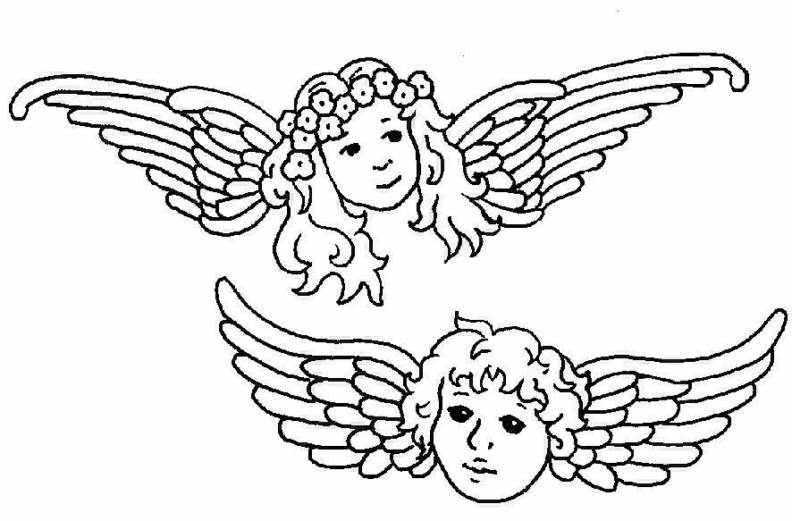 Angeli 7 disegni per bambini da colorare for Disegni di angeli da stampare
