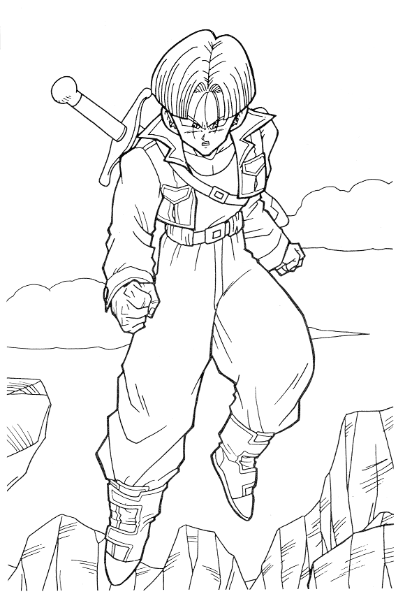 Disegni Da Colorare E Stampare Di Dragon Ball Z Fare Di Una Mosca