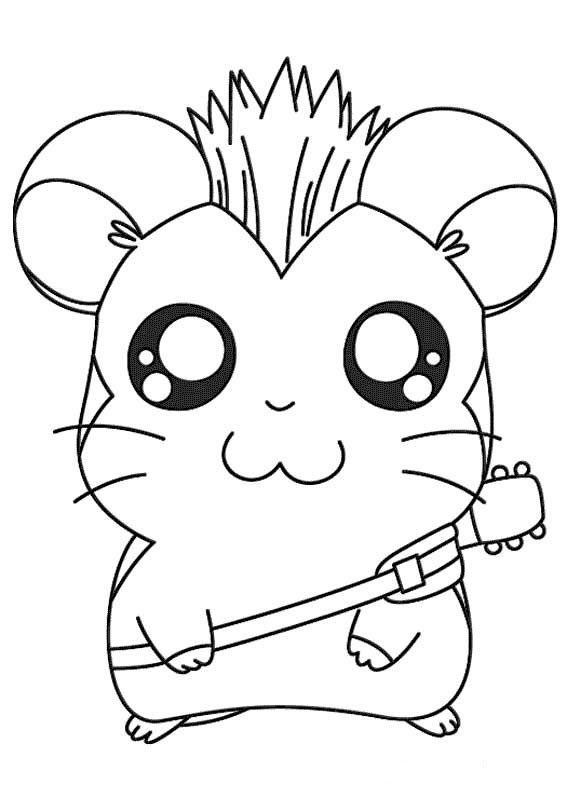 Disegni Da Colorare E Stampare Di Hamtaro Fare Di Una Mosca