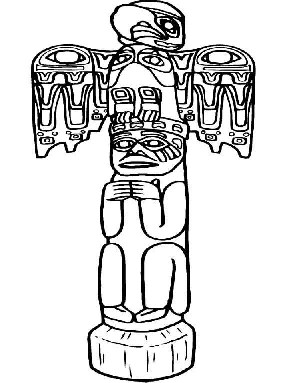 native american symbol coloring pages - photo #18