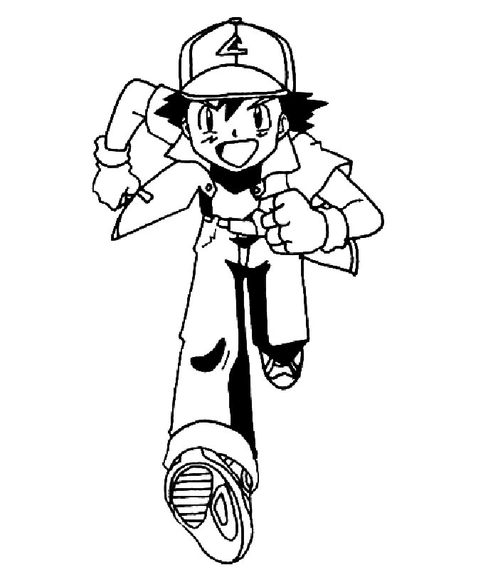 Pokemon Xyz Ash Coloring Pages Coloring Pages
