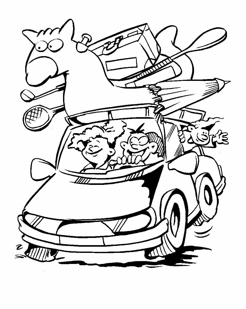 Disegni Vacanze Da Stampare E Colorare