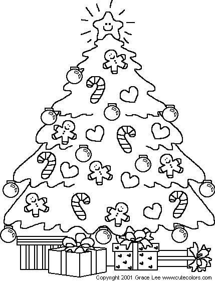 Disegni Da Colorare Alberi Di Natale Per Bambini.Alberi Natale 3 Disegni Per Bambini Da Colorare