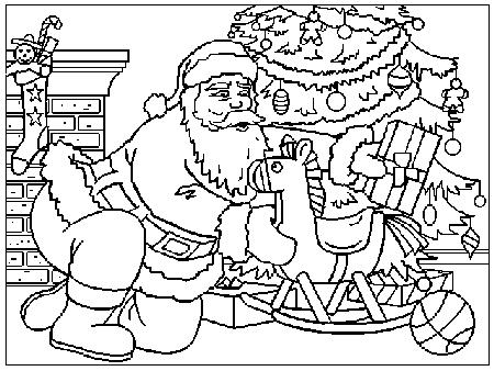 Foto Di Babbo Natale Da Colorare E Stampare.Babbo Natale Disegni Per Bambini Da Colorare