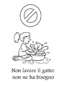 NON LAVARE IL GATTO