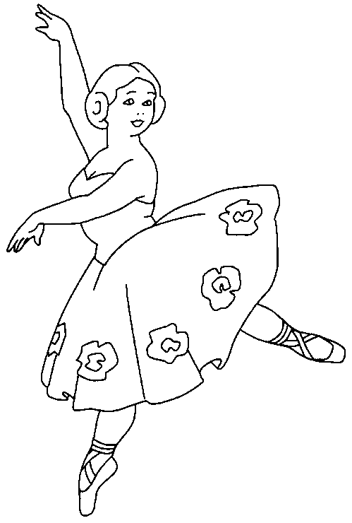 Ballerine Disegni Per Bambini Da Colorare