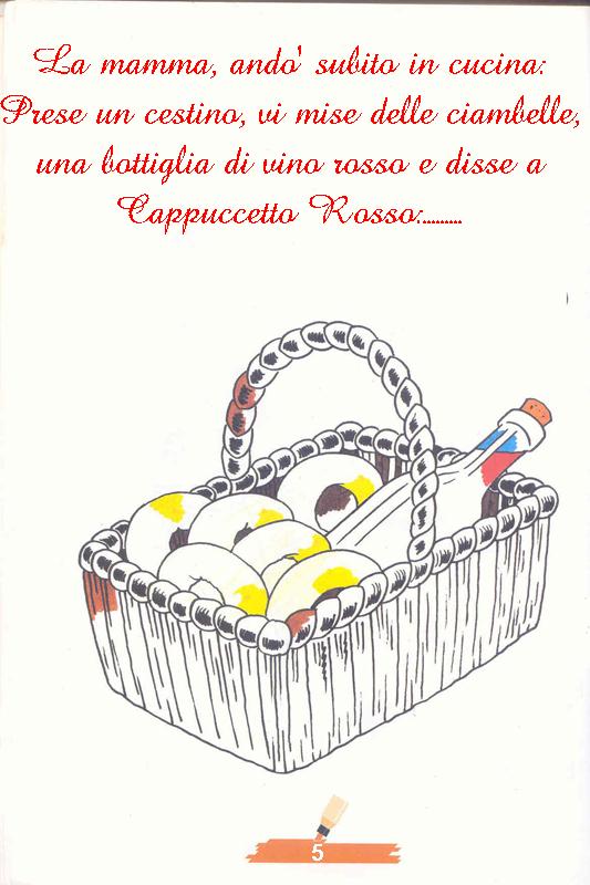 DISEGNI FIABA DA COLORARE CAPPUCCETTO ROSSO 1, disegni per bambini da  stampare e colorare, by Colora tutto .it