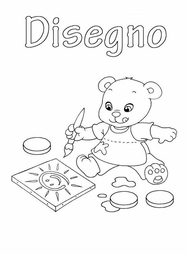 DISEGNI COPERTINE PER QUADERNI 2, disegni per bambini da stampare e colorare,  by Colora tutto .it