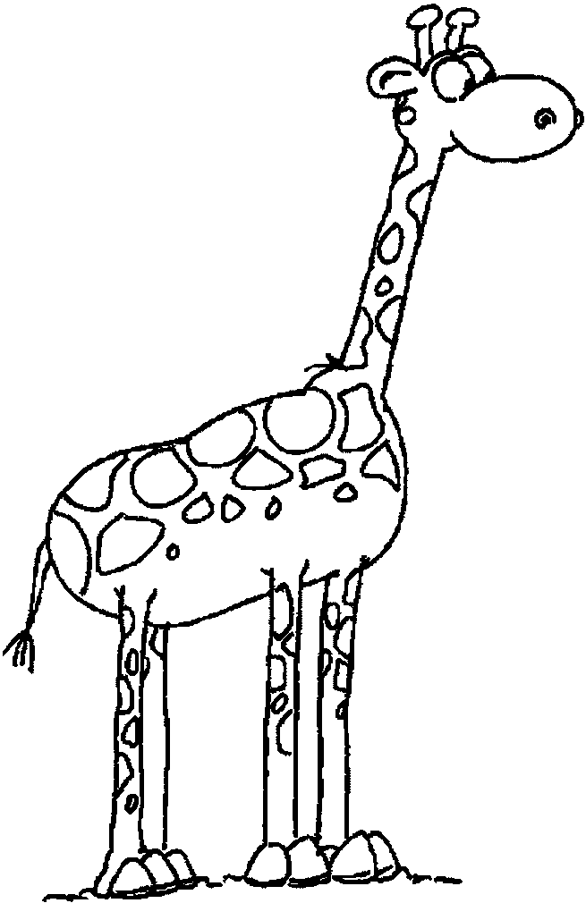 Giraffa Disegni Per Bambini Da Colorare