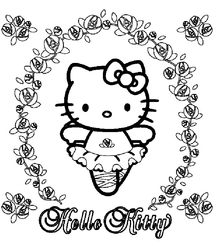 Hello Kitty Disegni Per Bambini Da Colorare