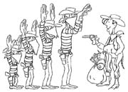 LUCKY LUKE CON PISTOLA