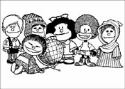 MAFALDA CON LE AMICHE