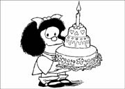 MAFALDA CON LA TORTA