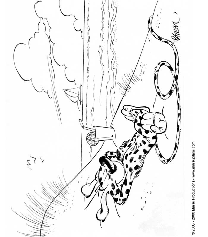 Marsupilami 2, Disegni per bambini da colorare Marsupilami 2, Disegni per bambini da colorare