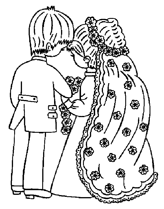 Matrimonio Disegni Per Bambini Da Colorare