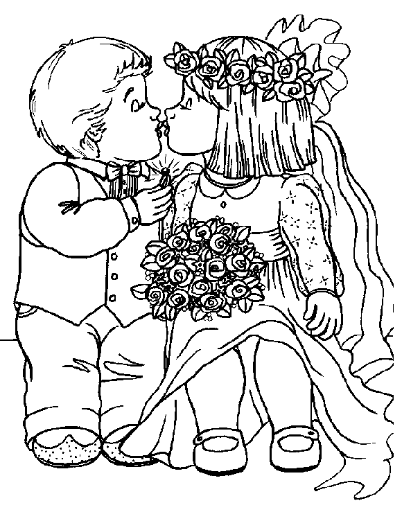 Matrimonio Disegni Per Bambini Da Colorare