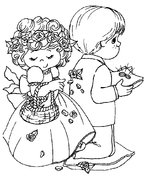 Matrimonio Disegni Per Bambini Da Colorare