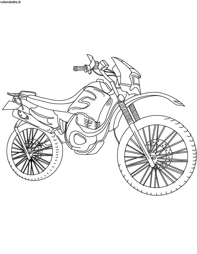 Moto Disegni Per Bambini Da Colorare