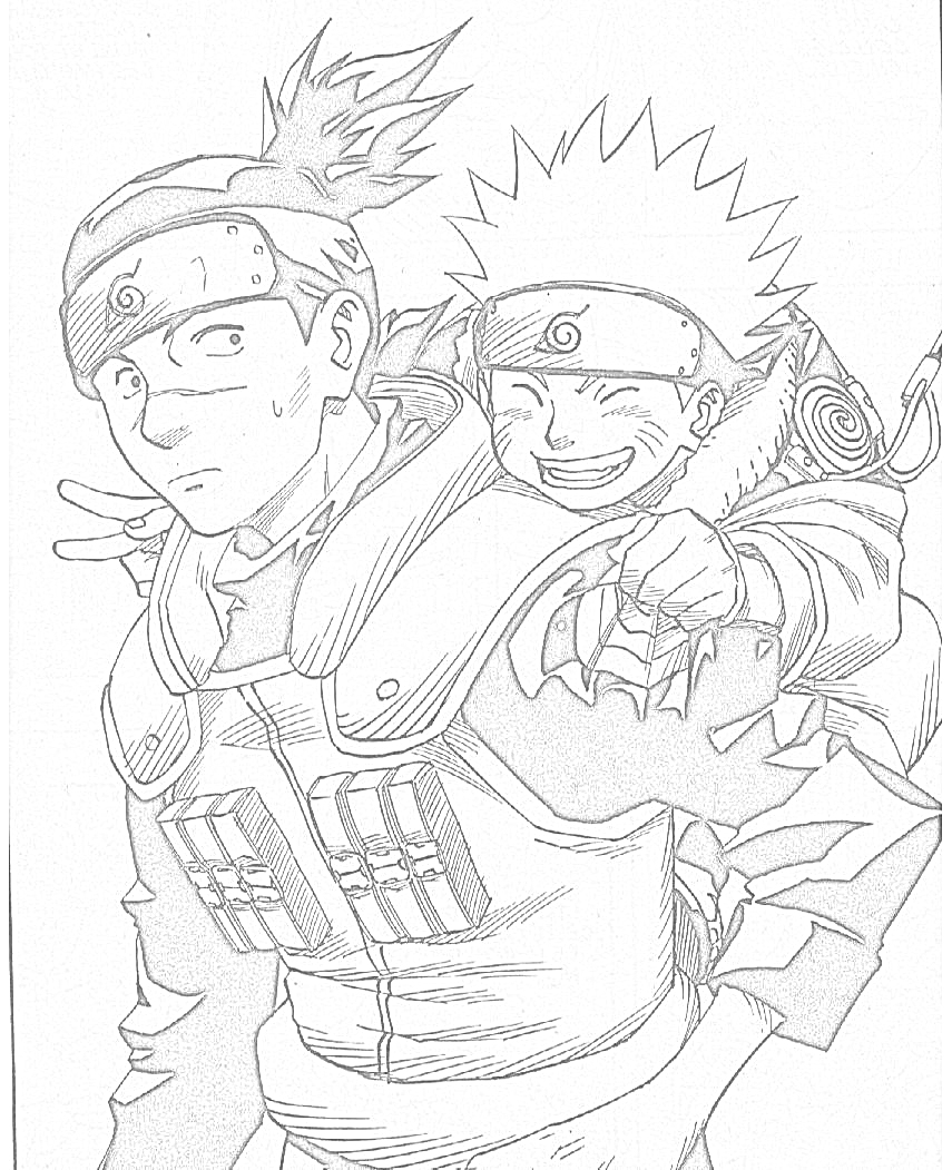 Naruto 2 Disegni Per Bambini Da Colorare