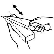 Pittogramma Affilare il coltello