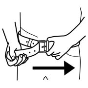 Pittogramma Mettersi la cintura
