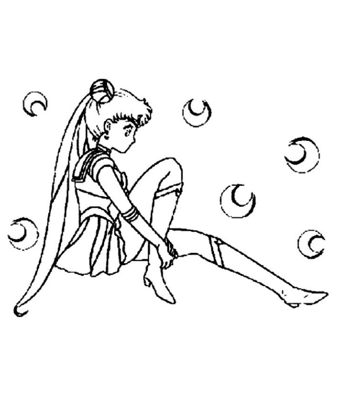 Sailor Moon 5 Disegni Per Bambini Da Colorare
