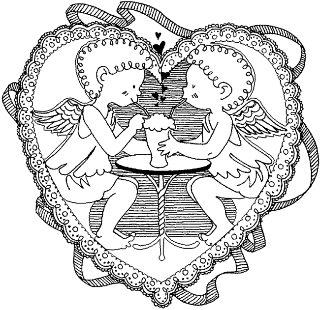 San Valentino 13, Disegni per bambini da colorare