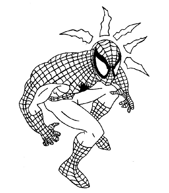 Spiderman Disegni Per Bambini Da Colorare